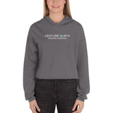 Venture North Traditional Crop Hoodie - White