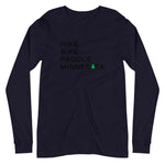 Hike Bike Paddle MN Long Sleeve Tee - Black