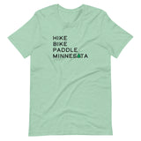 Hike Bike Paddle MN Tee - Black