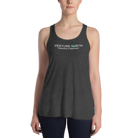 Venture North Traditional Flowy Racerback Tank - White
