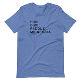 Hike Bike Paddle MN Tee - Black