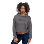 Venture North Traditional Crop Hoodie - Black