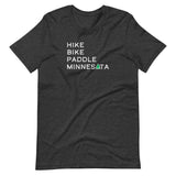 Hike Bike Paddle MN Tee - White